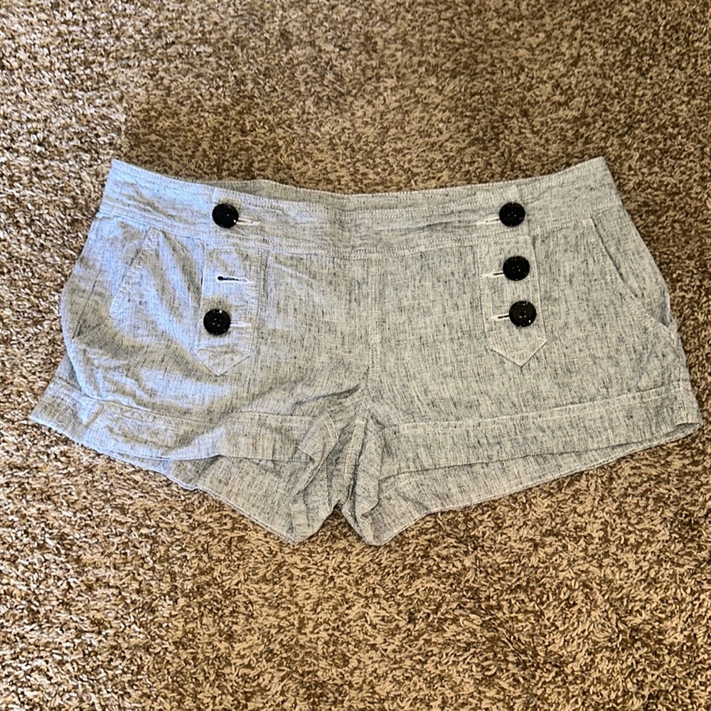 Express Gray Cotton Shorts Size 12